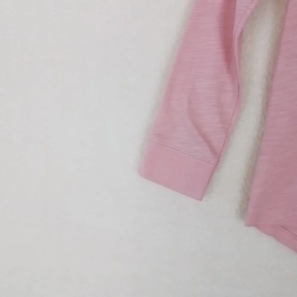 OshKosh Cotton Hoodie‎ Tee Girl's Size 4 Pink w/ Bee Theme